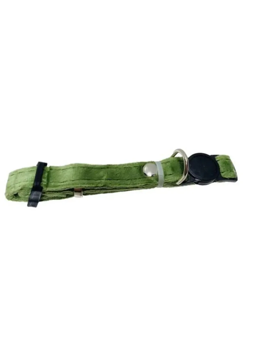 Brand New Breakaway Puppy Collar - Adjustable Size and Super Soft Velvet Green
